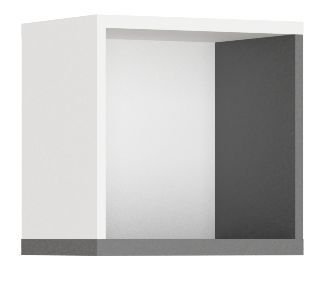 Jacklyn væghylde - Hvid/graphite