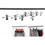 Skrtbjle, metal, 31 cm, 20-pak - Krom/sort