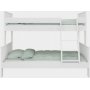 Alba kjeseng med opredning 90/120 x 200 cm - Hvid