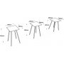 Luiz bord 29 x 29 cm - Gr/mrk Gr/bronze