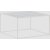Netz sofabord 80 x 80 cm - Hvid