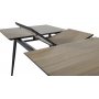 Kkken spisebord 120-160 cm - Natur/sort