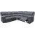 Recliner Sofa Riverdale - Gr + Pletfjerner til mbler