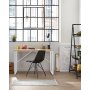 Landi skrivebord 120x60 cm - Hvid/eg