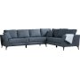 Tempo hjrnesofa hjre - Mrkegr