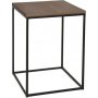 Atlantis sidebord 45 x 45 cm - Valnd/sort