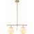 Rosenrd loftslampe 10765 - Guld/hvid