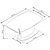 Leslie udtrkkeligt ovalt spisebord 160-250 cm - Hvid/sort
