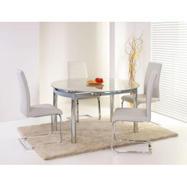 Find rundt bord 80-130 cm - Glas