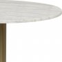 Corby spisebord 80 cm - Hvid marmor