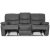 Manhattan 3-personers recliner-sofa - Gr PU + Pletfjerner til mbler