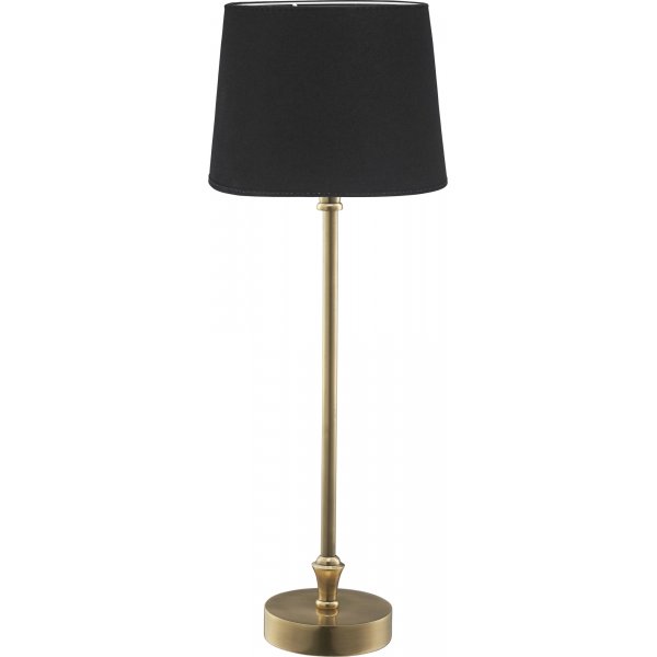 Liam bordlampe - Sort/messing - 59 cm