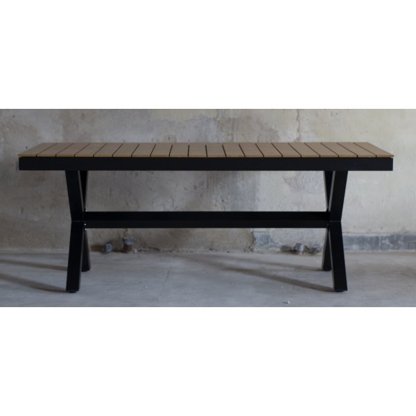 Bologna spisebord 200-240 cm - Sort / Eg (Aintwood)