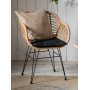 Skansholm udendrs mbelst 2 stole & borde - Polyrattan