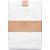 Flad ark formet Percale - Hvid