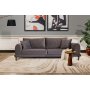 Nero 3-personers sofa - Mrkegr fljl
