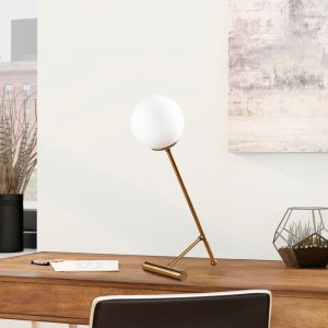 Golf bordlampe opal - Vintage