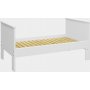 Alba voksebed 80x140/180/200 cm - Hvid