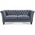 Milton Chesterfield 2-pers sofa - Valgfri farve! + Mbelplejest til tekstiler