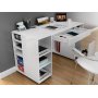 Diamant skrivebord 145,3x59,6 cm - Hvid