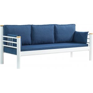 Kappis 3-personers udendørs sofa - Hvid/blå Kappis 3-personers udendørs sofa - Hvid/blå