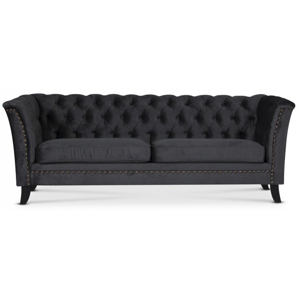 Chesterfield Liverpool 3-pers. Sofa - Antracitgr fljl