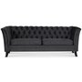 Chesterfield Liverpool 3-pers. Sofa - Antracitgr fljl
