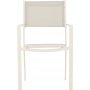 Spisest; 6 stole og spisebord 205 x 90 cm beige - Copacabana