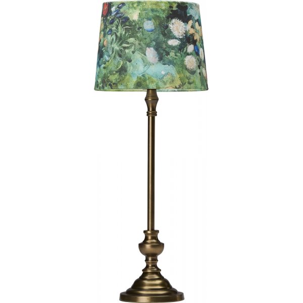 Andrea Blomster bordlampe - Antik messing