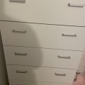 Kundebillede Space kommode med 5 skuffer - Hvid