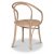 Danderyd No.30 stol bjet tr - Whitewash / Rattan + Mbelplejest til tekstiler