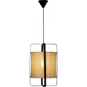 Rund loftslampe - Beige