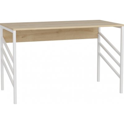 Josephine skrivebord 120 x 60 cm - Hvid/eg