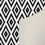 Intersect tppe 120 x 180 cm - Sort/hvid