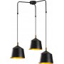 Samba loftslampe 6196 - Sort/guld