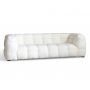Sofa i boucl - lngde 235 cm
