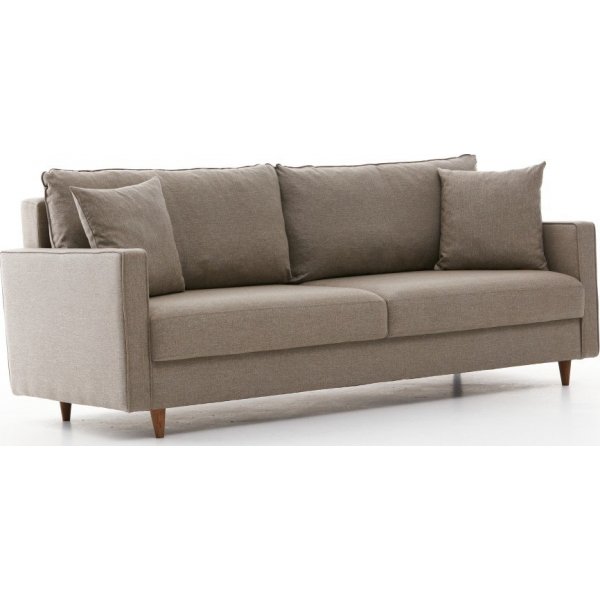 Eca 3-personers sovesofa - Cremehvid