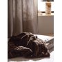 Luna plaid 120 x 150 cm - Mrk nougat
