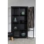 Industri vitrineskab i metal - Metal / Glas