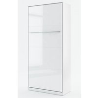 Sengeskab compact living Vertikalt (90x200 cm sammenklappelig seng) - Hvid Højglans Sengeskab compact living Vertikalt (90x200 cm sammenklappelig seng) - Hvid Højglans