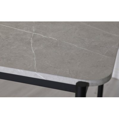 Wayne Spisebord 180x90 cm - Lysegr marmor (Foliering)