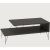 Lone sofabord 100 x 50 cm - Antracit + Mbelfdder