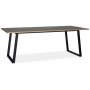 Edge spisebord 240x90 cm - Gr hjtrykslaminat (HPL)