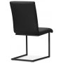 Lazio stol sort metal - Sort PU