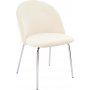 Plaza velvet stol - Beige / Krom