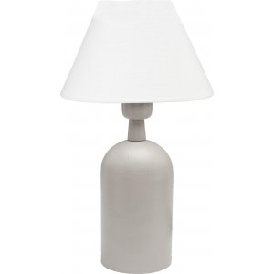 Riley bordlampe - Mat Beige/hvid - 40 cm