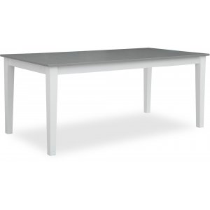 Fr spisebord 180 cm - Hvid/Gr