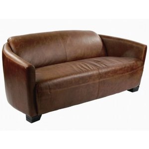 Corniche Vintage 2-pers. Ldersofa