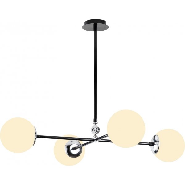 Lorea loftslampe 1 - Sort/hvid