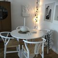 Kundebillede Sunda spisestol - Hvid / Rebsæde